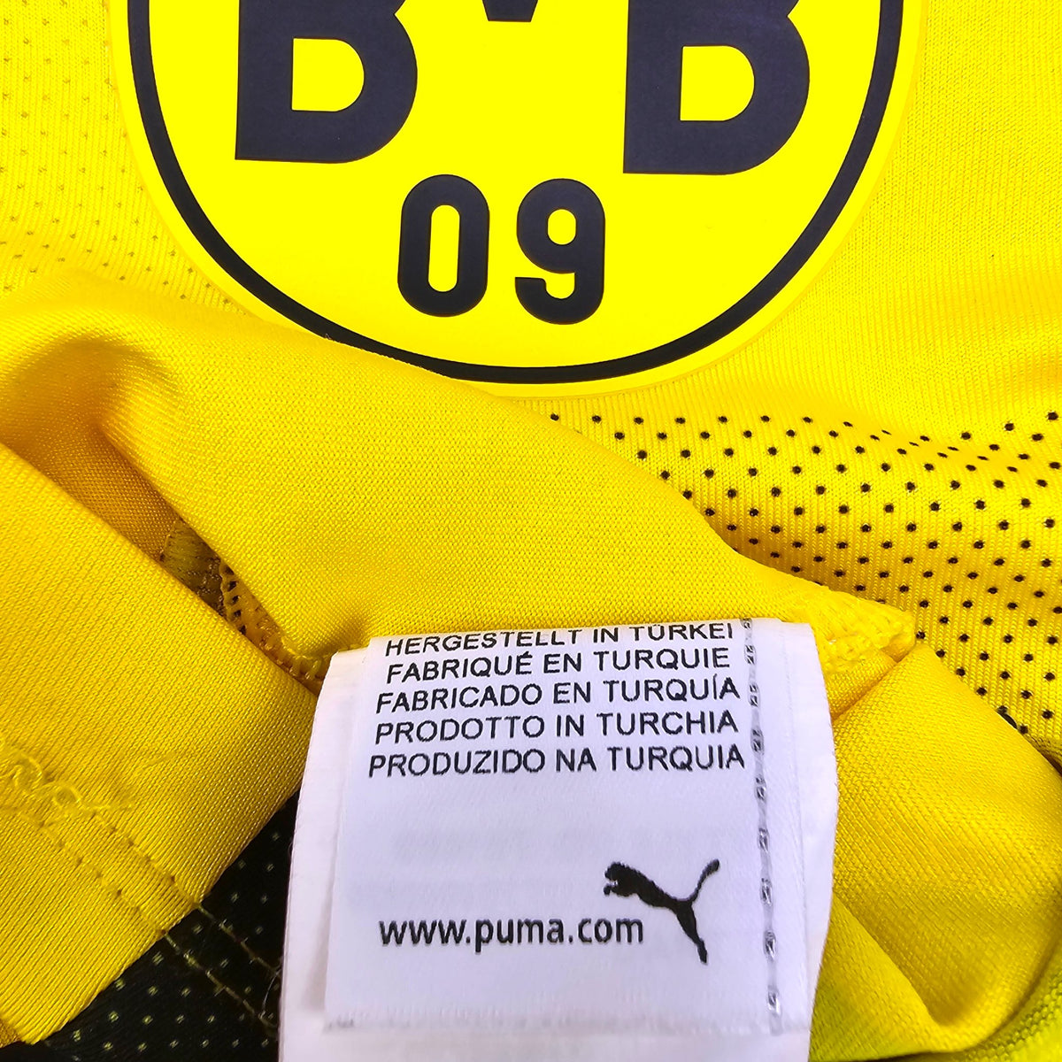 2017/18 Dortmund Home Football Shirt (M) Puma (Player Version) - Football Finery - FF204269