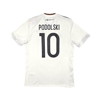 2017/18 Germany Home Football Shirt (M) Adidas #10 Podolski - Football Finery - FF204022