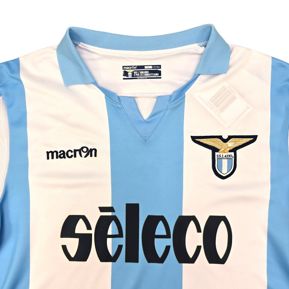 2017/18 Lazio Away Football Shirt (XL) Macron - Football Finery - FF204381