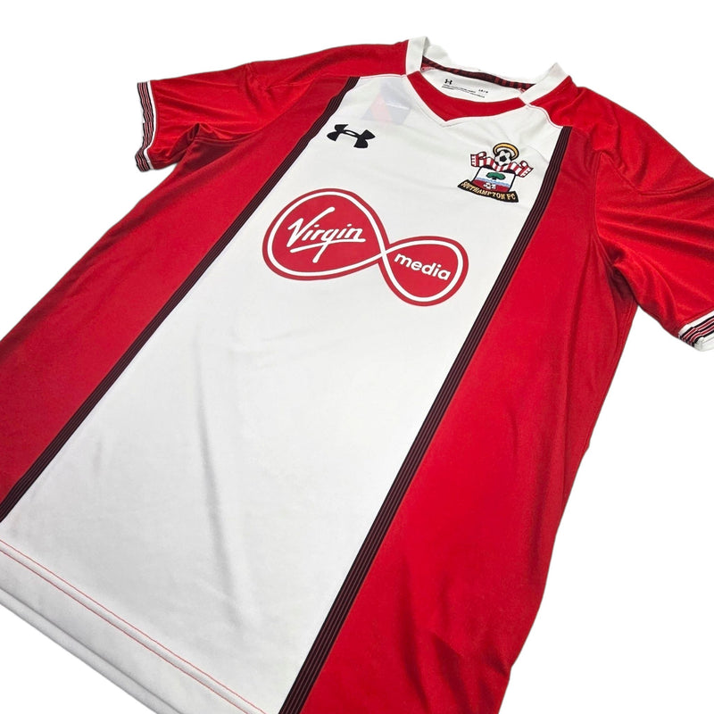 2017/18 Southampton Home Football Shirt (L) Under Armour - Football Finery - FF203315