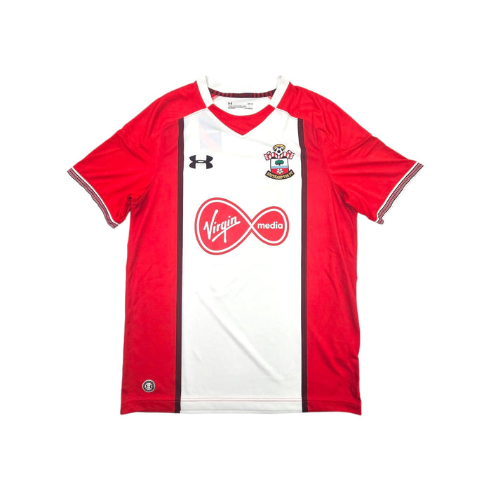 2017/18 Southampton Home Football Shirt (L) Under Armour - Football Finery - FF203315