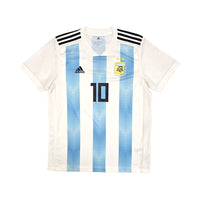 2018/19 Argentina Home Football Shirt (L) Adidas #10 Messi - Football Finery - FF204026