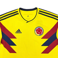 2018/19 Colombia Home Football Shirt (L) Adidas - Football Finery - FF204023