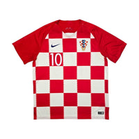 2018/19 Croatia Home Football Shirt (XL) Nike #10 Modric - Football Finery - FF203882