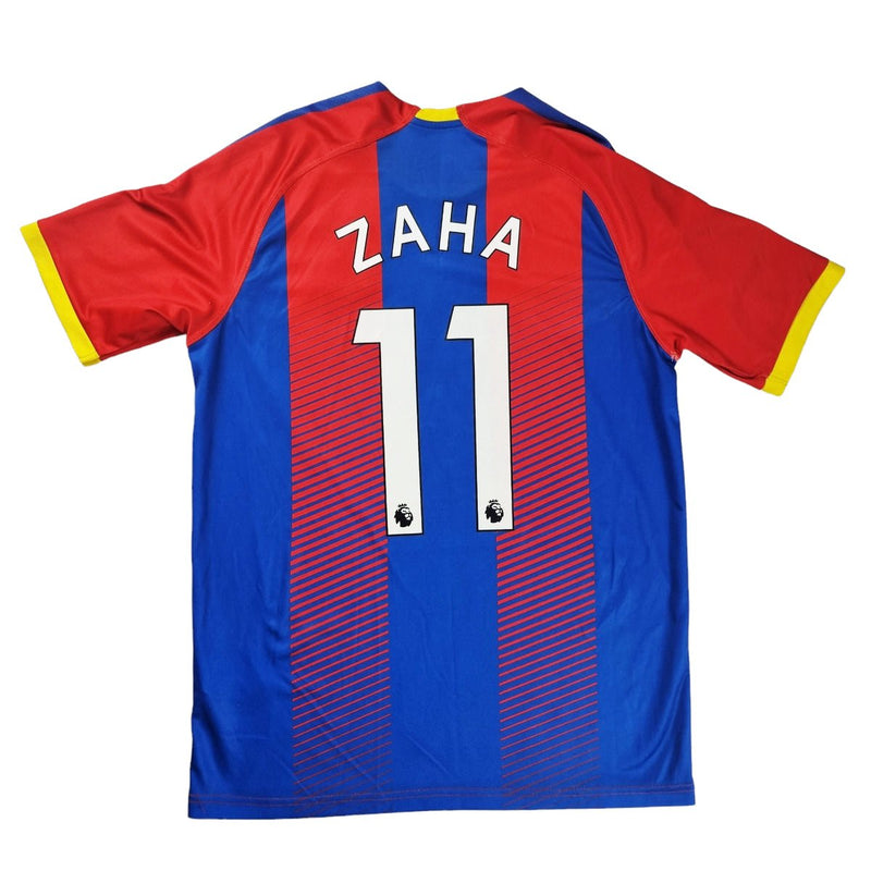 2018/19 Crystal Palace Home Football Shirt (M) Macron #11 Zaha - Football Finery - FF202322