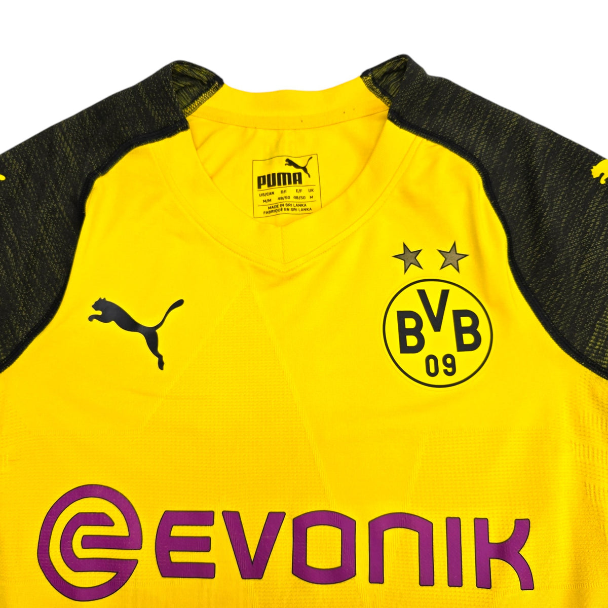 2018/19 Dortmund Home Football Shirt (M) Puma #11 Reus (Player Version) - Football Finery - FF204270