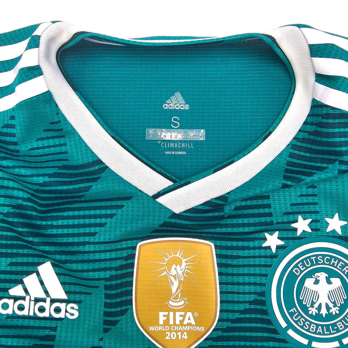 2018/19 Germany Away Football Shirt (S) Adidas (Player Version/Climachill) - Football Finery - FF204134