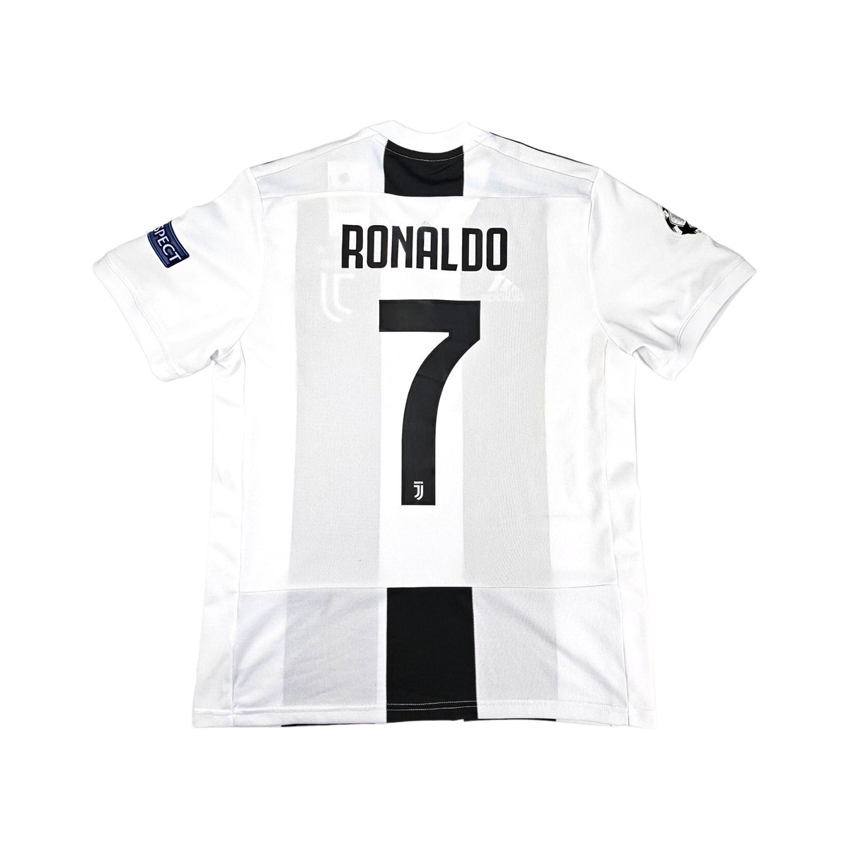 2018/19 Juventus Home Football Shirt (M) Adidas # 7 Ronaldo - Football Finery - FF202459