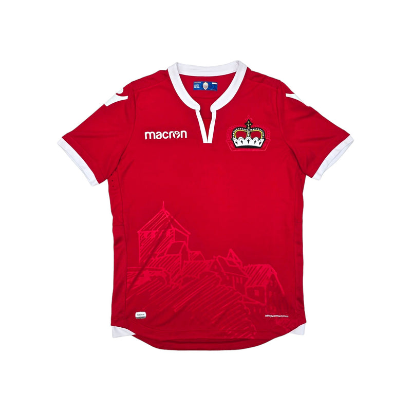 2018/19 Liechtenstein Away Football Shirt (S) Macron - Football Finery - FF203827