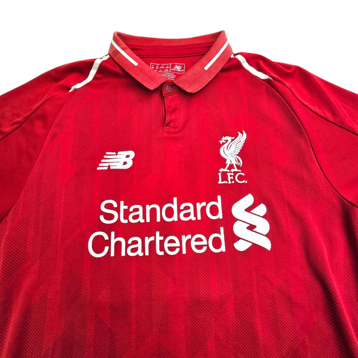 2018/19 Liverpool Home Football Shirt (M) New Balance #14 Henderson - Football Finery - FF203551