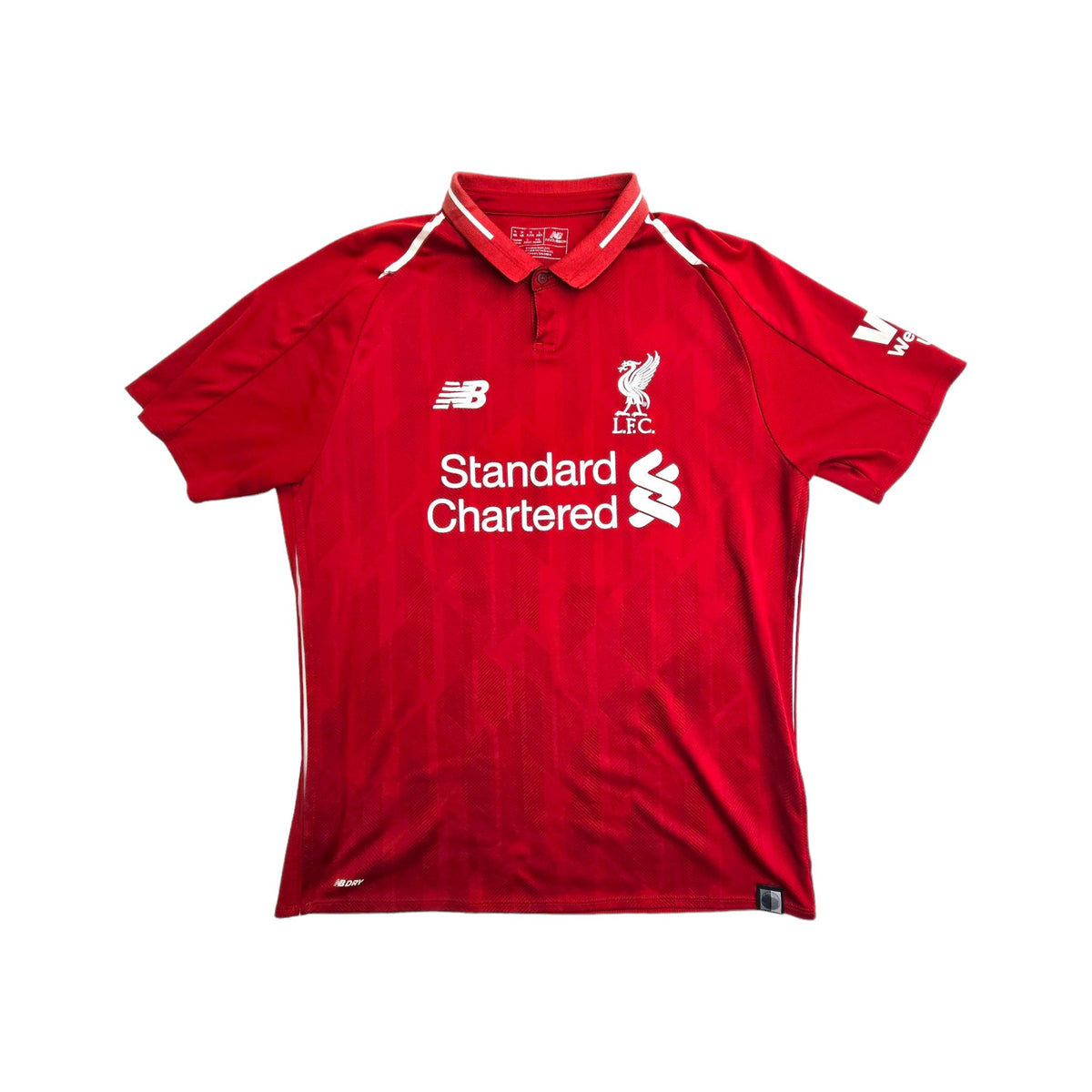 2018/19 Liverpool Home Football Shirt (M) New Balance #14 Henderson - Football Finery - FF203551