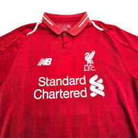 2018/19 Liverpool Home Football Shirt (M) New Balance #14 Henderson - Football Finery - FF203551