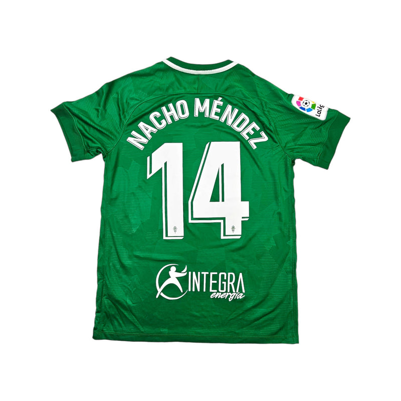 2018/19 Sporting Gijon Away Football Shirt (L) Nike #14 Nacho Mendez (Player Issue) - Football Finery - FF203356