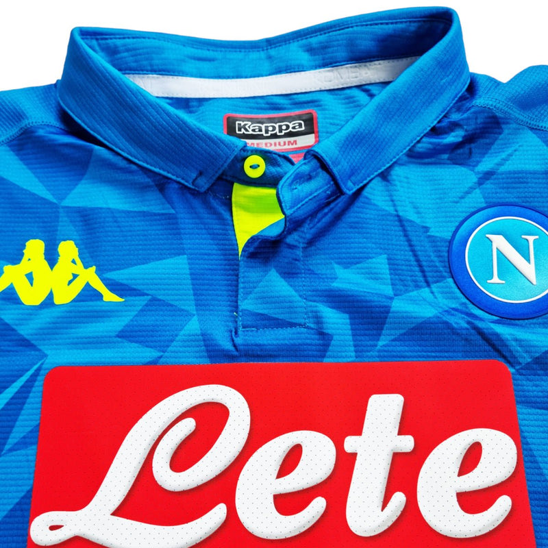 2018/19 SSC Napoli Home Football Shirt (M) Kappa #26 Koulibaly - Football Finery - FF202430