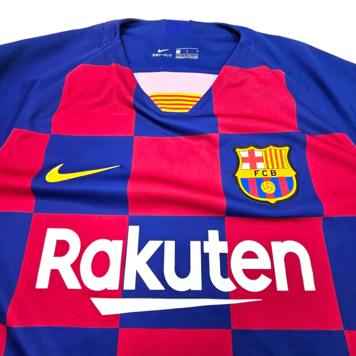 2019/20 Barcelona Home Football Shirt (L) Nike #3 Pique - Football Finery - FF203378