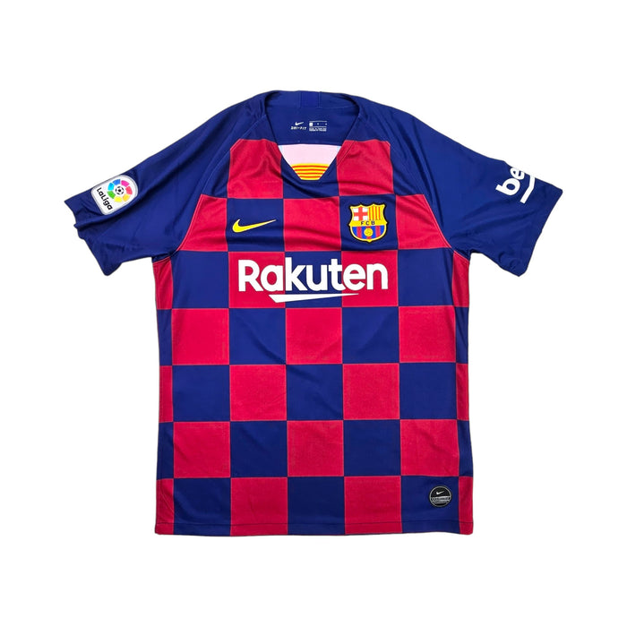 2019/20 Barcelona Home Football Shirt (L) Nike #3 Pique - Football Finery - FF203378