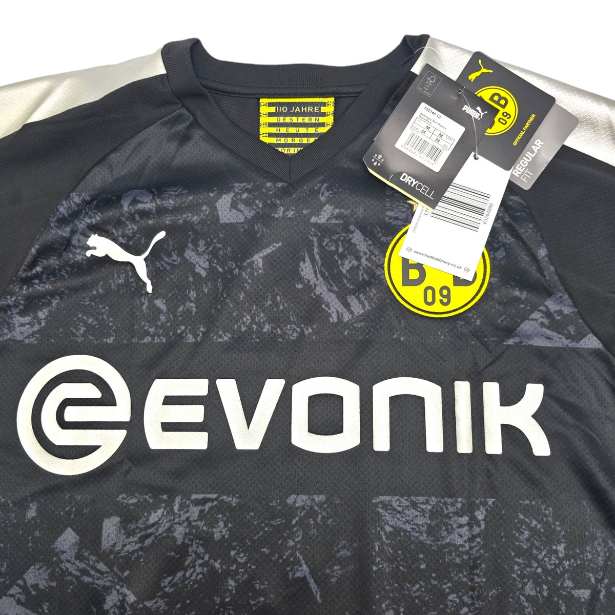 2019/20 Dortmund Away Football Shirt (M) Puma #19 Brandt (BNWTs) - Football Finery - FF204223