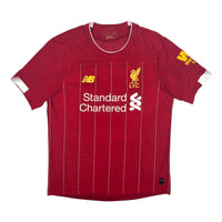 2019/20 Liverpool Home Football Shirt (M) New Balance #4 Virgil - Football Finery - FF204328