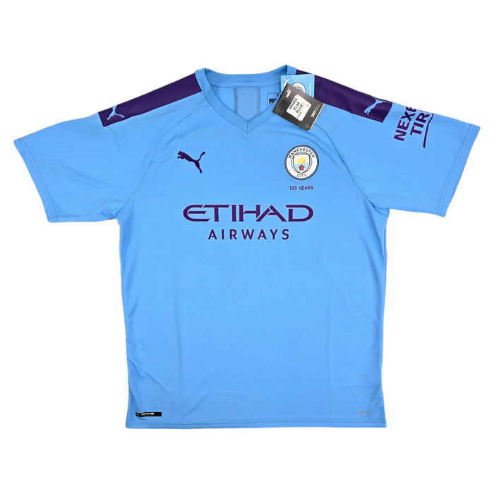 2019/20 Manchester City Home Football Shirt (XL) Puma #47 Foden (BNWTs) - Football Finery - FF204450