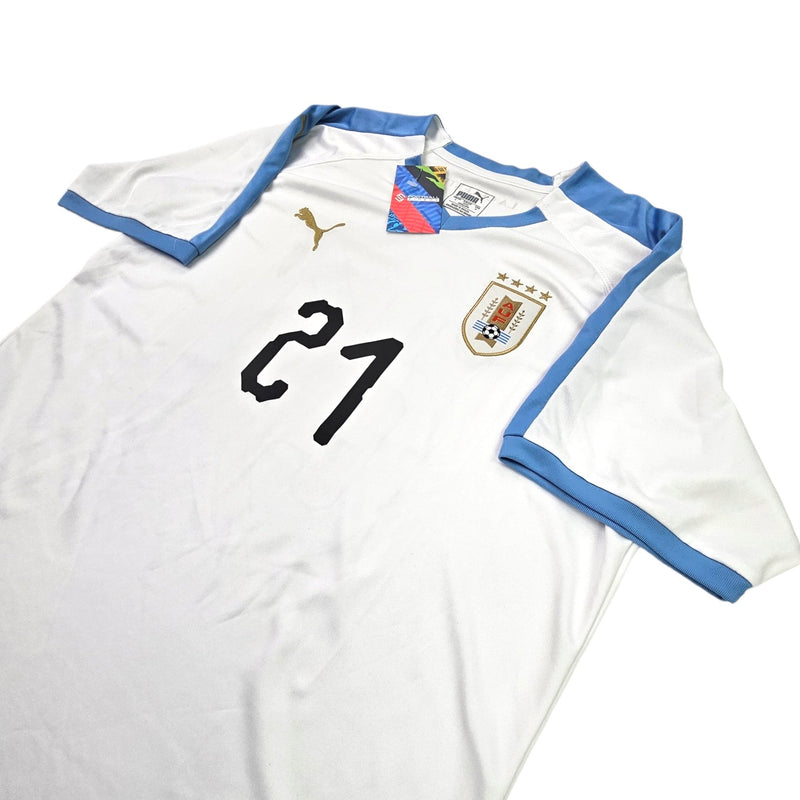 2019/20 Uruguay Away Football Shirt (L) Puma #21 Cavani - Football Finery - FF203379