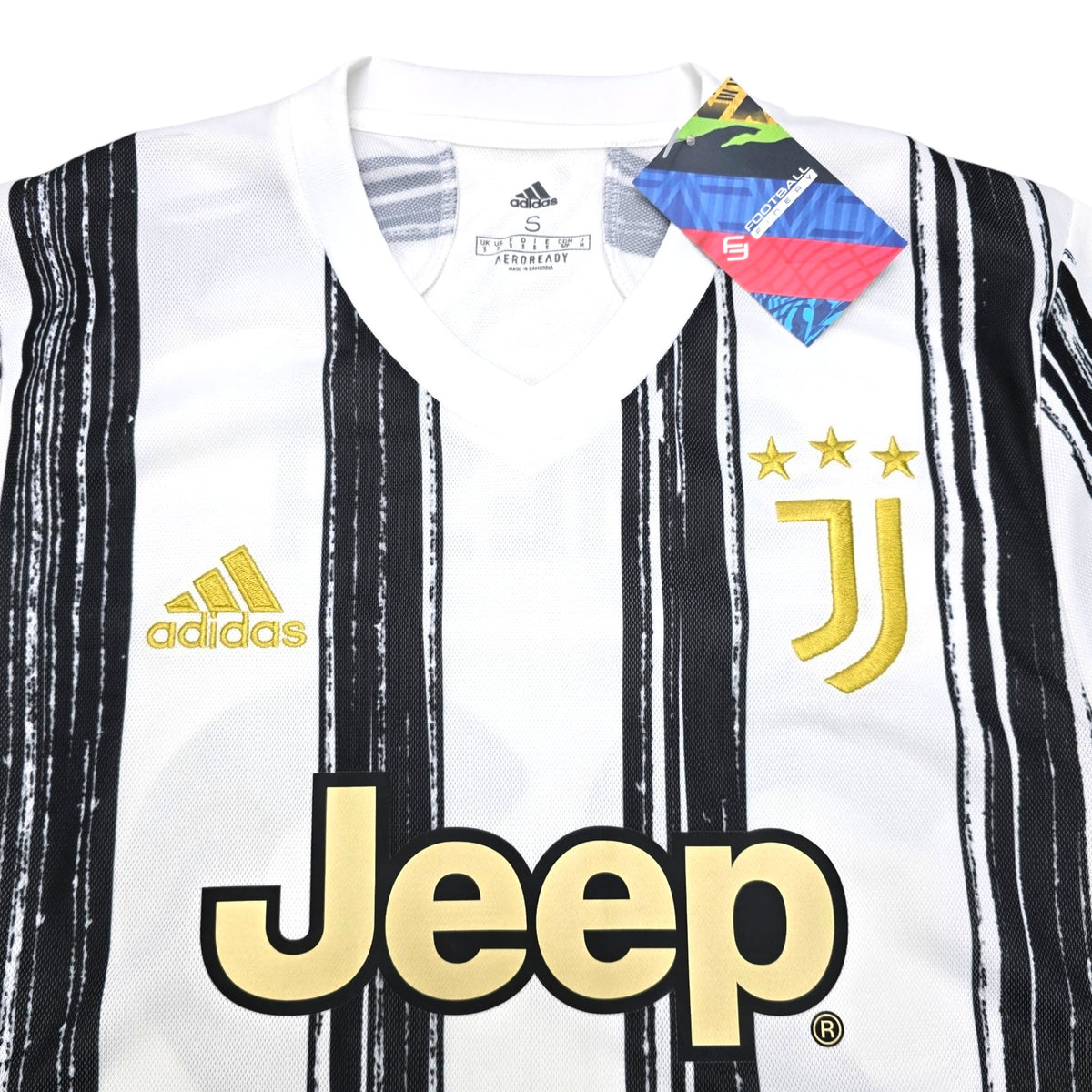 2020/21 Juventus Home Football Shirt (S) Adidas #22 Chiesa - Football Finery - FF203759