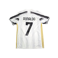 2020/21 Juventus Home Football Shirt (S) Adidas #7 Ronaldo - Football Finery - FF203707