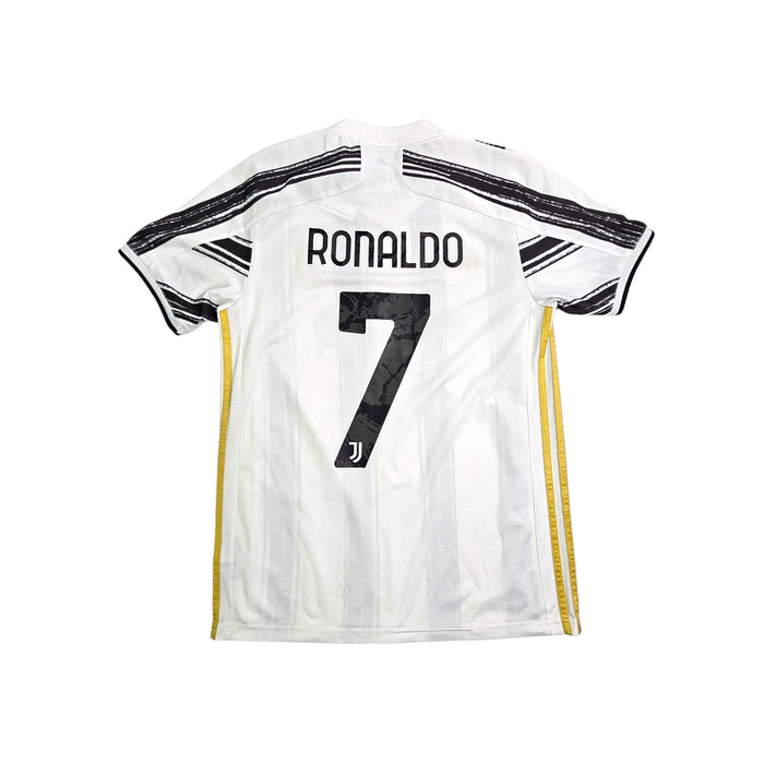 2020/21 Juventus Home Football Shirt (S) Adidas #7 Ronaldo - Football Finery - FF203707