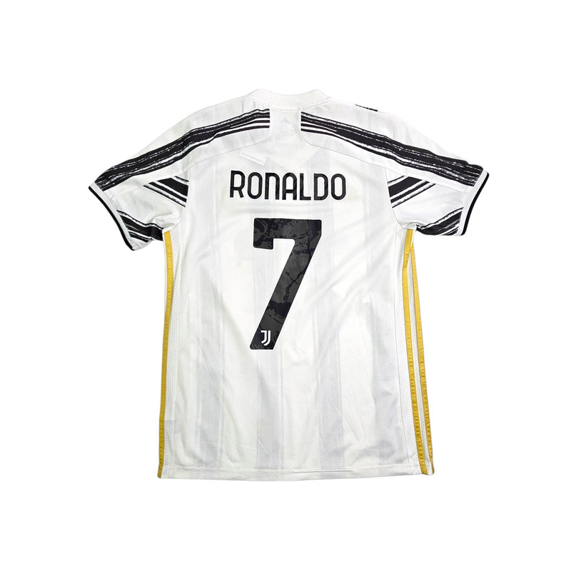 2020/21 Juventus Home Football Shirt (S) Adidas #7 Ronaldo - Football Finery - FF203707