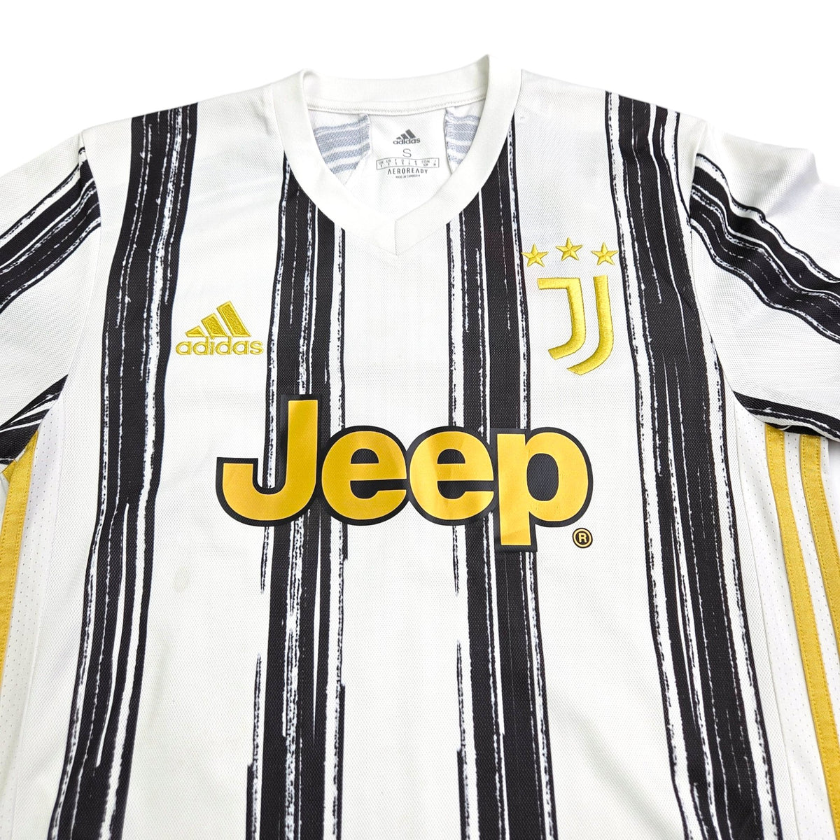 2020/21 Juventus Home Football Shirt (S) Adidas #7 Ronaldo - Football Finery - FF203707