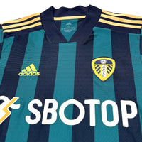 2020/21 Leeds United Away Football Shirt (S) Adidas #9 Bamford - Football Finery - FF202561