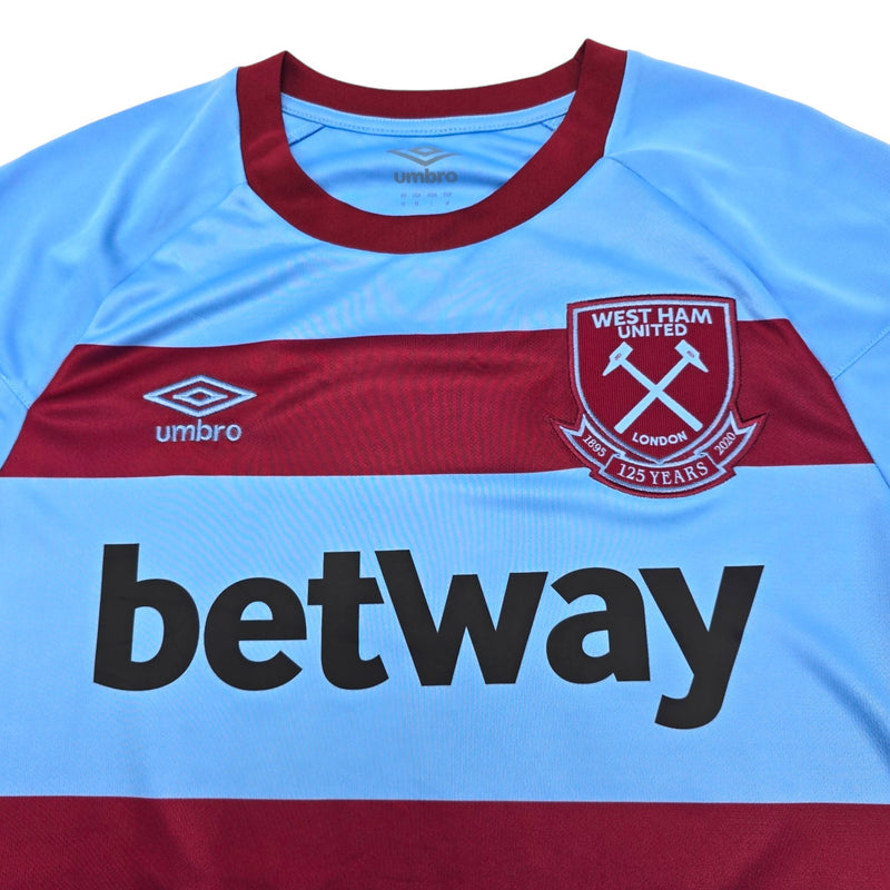 2020/21 West Ham United Away Football Shirt (M) Umbro #41 Rice (BNWTs) - Football Finery - FF204226