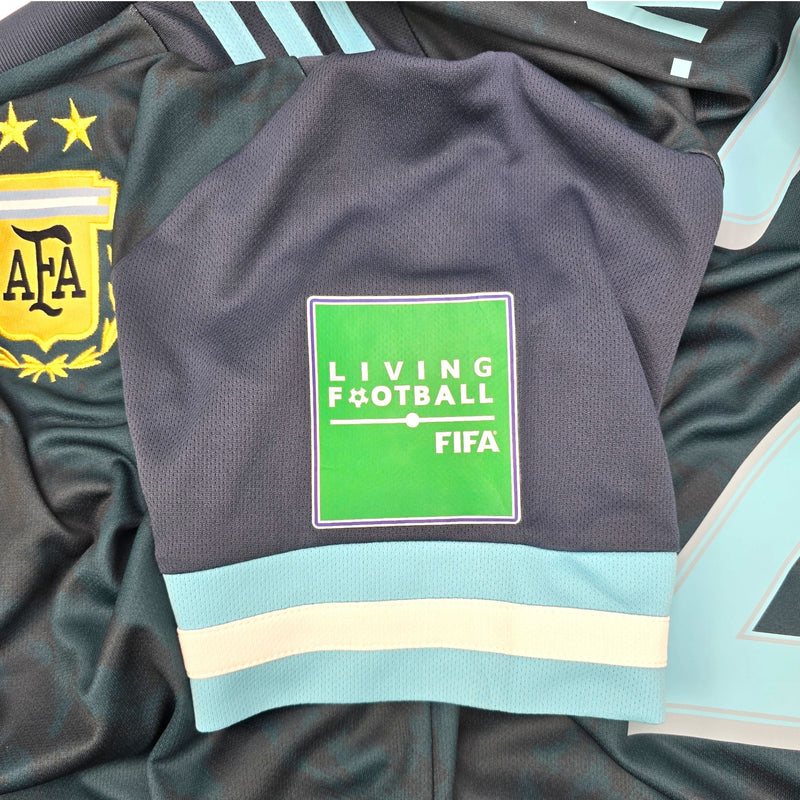 2021/22 Argentina Away Football Shirt (M) Adidas #22 Martinez (WCQ) - Football Finery - FF203798