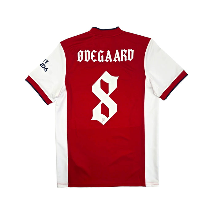 2021/22 Arsenal Home Football Shirt (M) Adidas #8 Odegaard (BNWTs) - Football Finery - FF204227