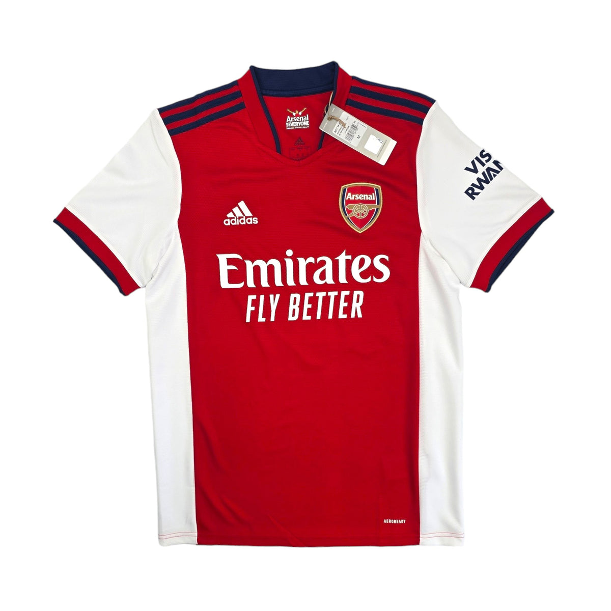 2021/22 Arsenal Home Football Shirt (M) Adidas #8 Odegaard (BNWTs) - Football Finery - FF204227