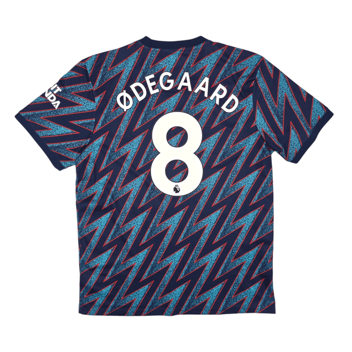 2021/22 Arsenal Third Football Shirt (L) Adidas #8 Ødegaard - Football Finery - FF300249