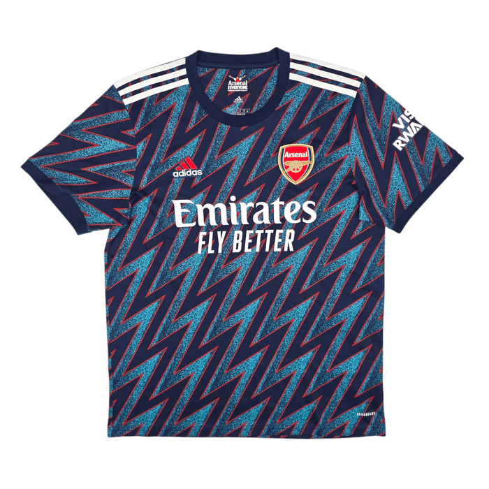 2021/22 Arsenal Third Football Shirt (L) Adidas #8 Ødegaard - Football Finery - FF300249