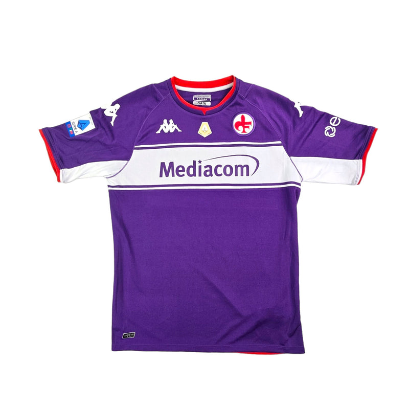 2021/22 Fiorentina Home Football Shirt (L) Kappa #9 Vlahovic - Football Finery - FF203667