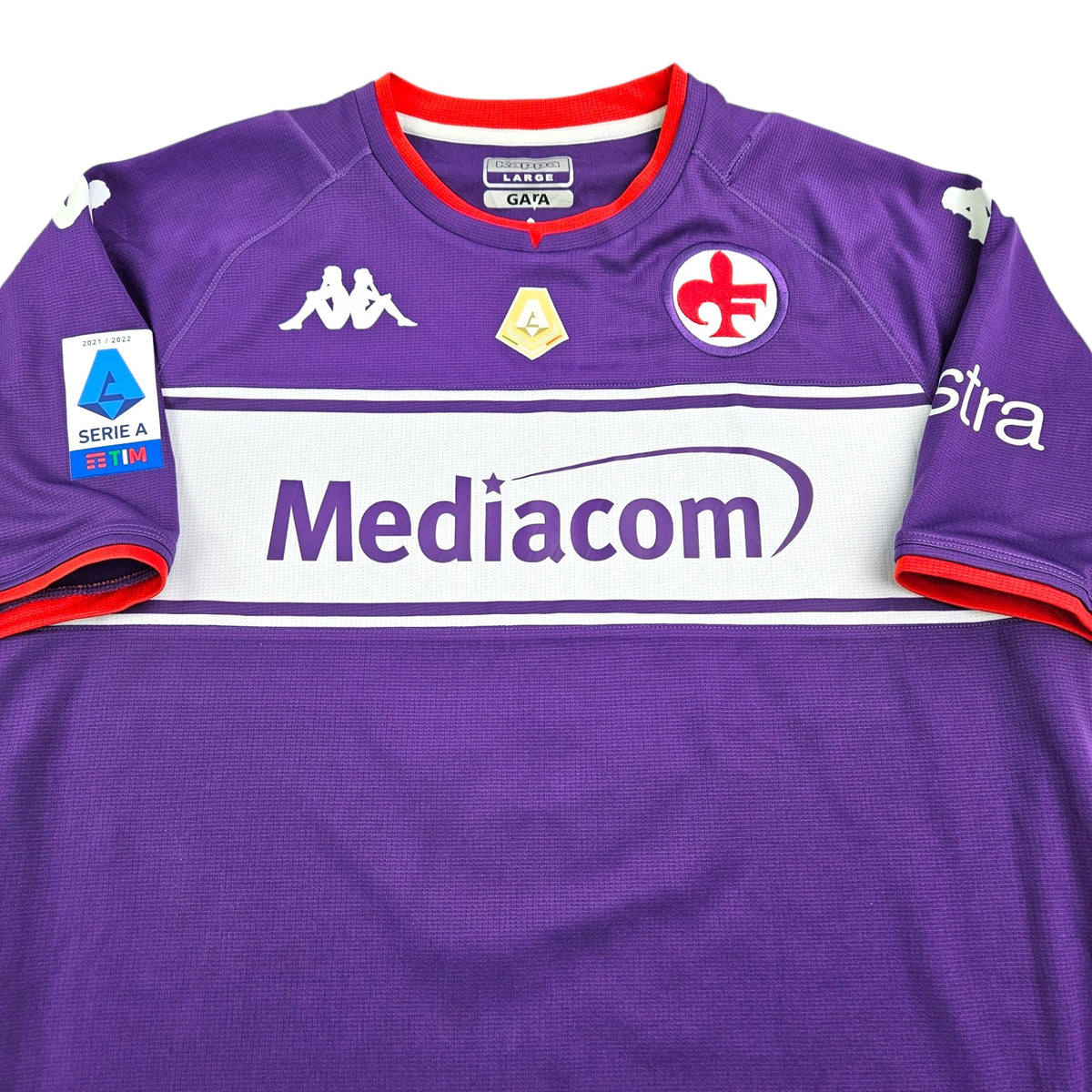 2021/22 Fiorentina Home Football Shirt (L) Kappa #9 Vlahovic - Football Finery - FF203668