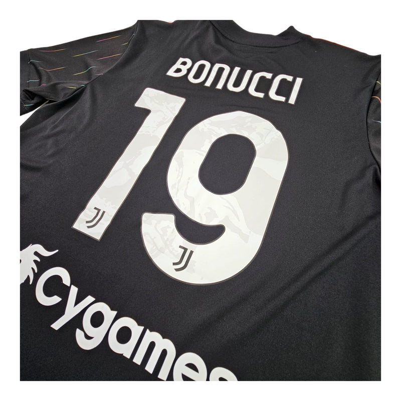 2021/22 Juventus Away Football Shirt (L) Adidas #19 Bonucci - Football Finery - FF203526