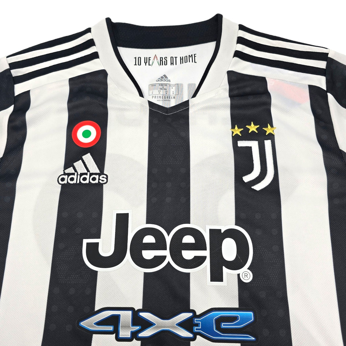 2021/22 Juventus Home Football Shirt (M) Adidas #22 Chiesa - Football Finery - FF204224