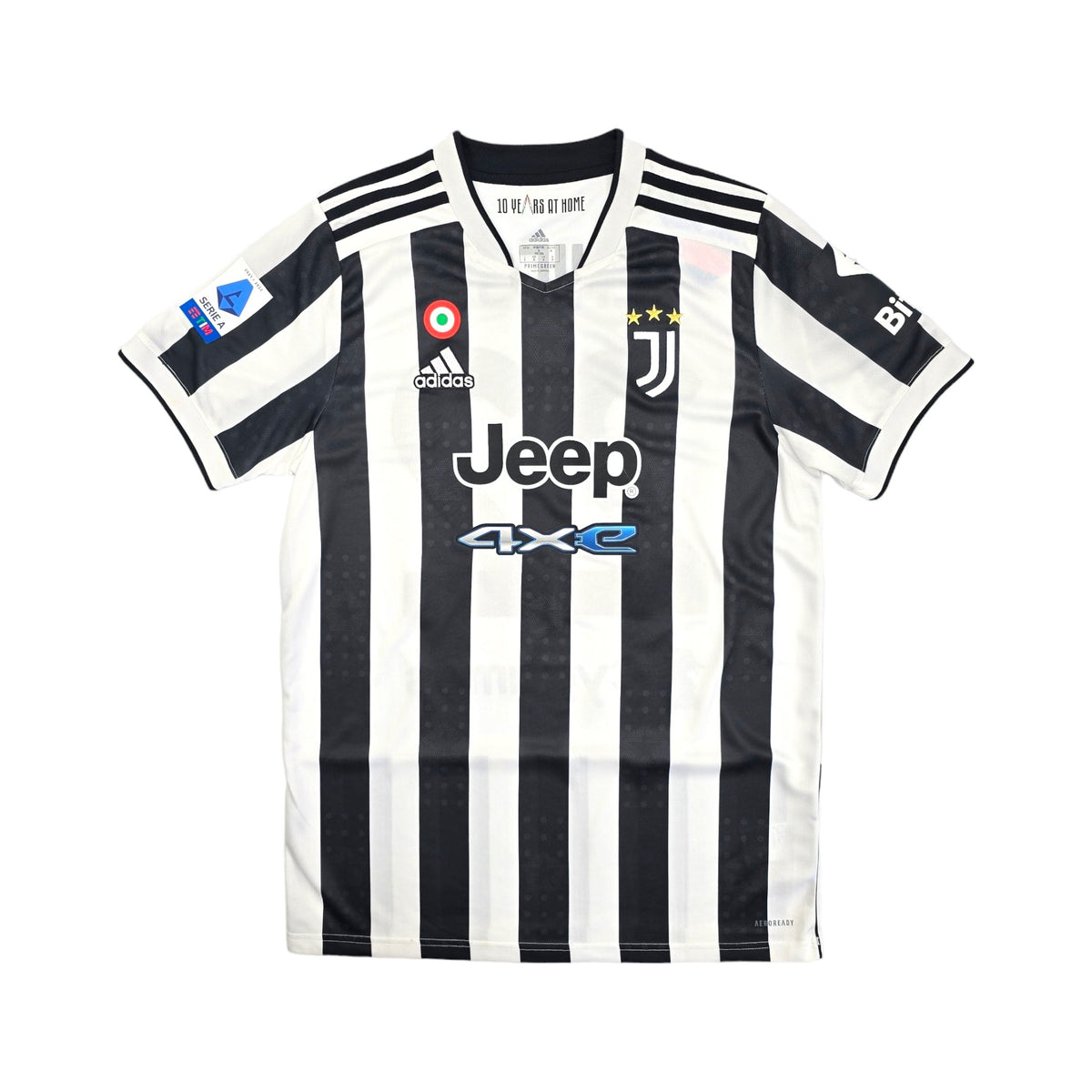 2021/22 Juventus Home Football Shirt (M) Adidas #22 Chiesa - Football Finery - FF204224