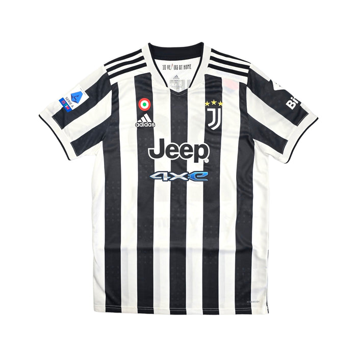 2021/22 Juventus Home Football Shirt (M) Adidas #22 Chiesa - Football Finery - FF204224