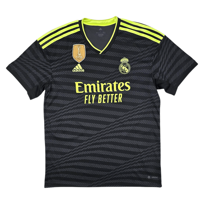 2022/23 Real Madrid Third Football Shirt (L) Adidas #9 Benzema - Football Finery - FF300842