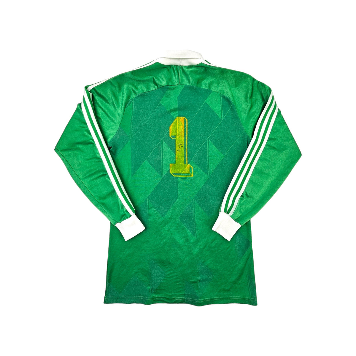 80s/90s Template (GK) Goal Keeper Football Shirt (L) Adidas # 1 *Arsenal* - Football Finery - FF202741