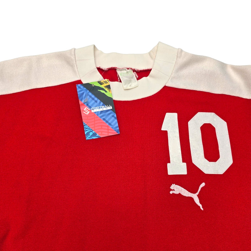 80s/90s Vintage Football Shirt (M) Puma # 10 - Football Finery - FF202743