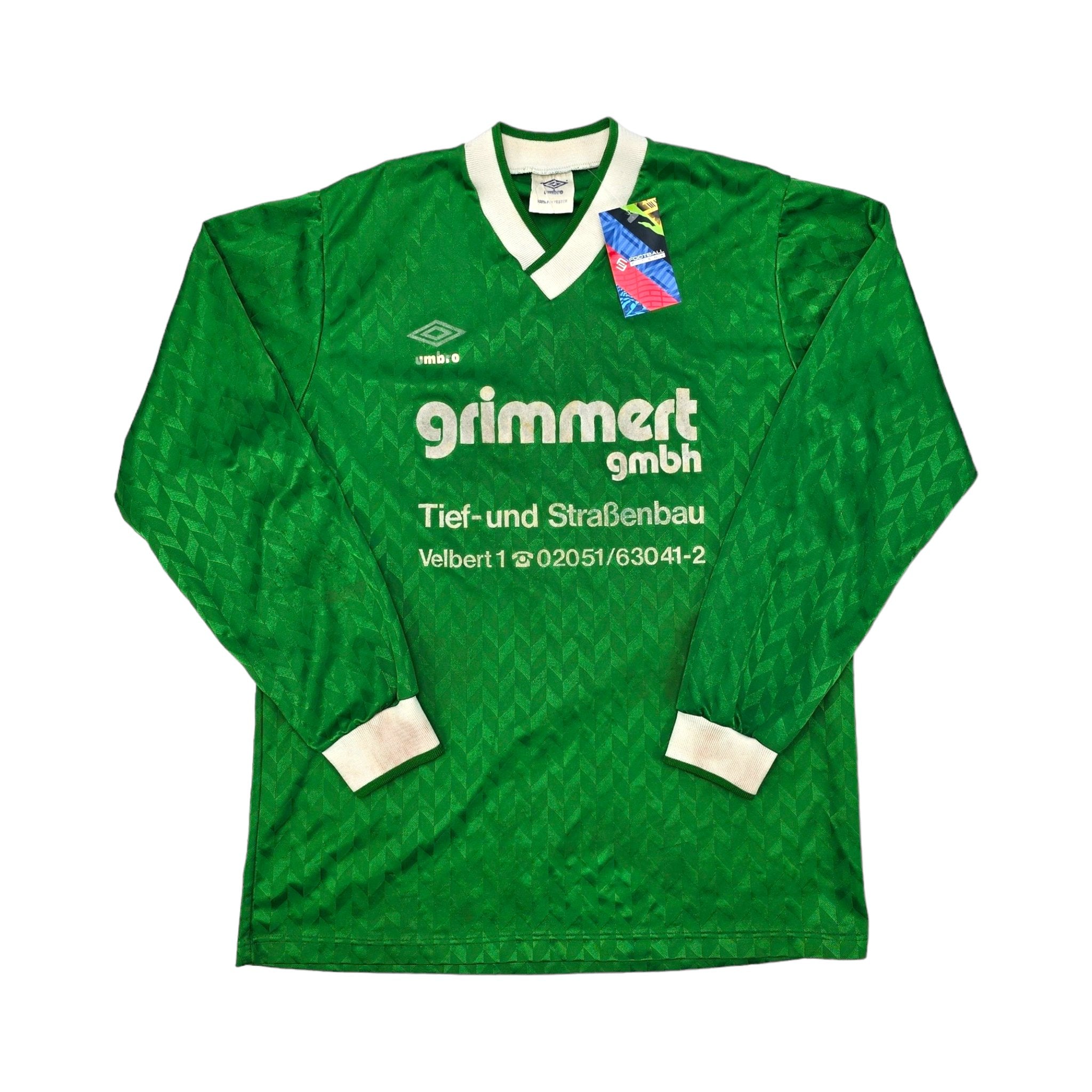 80s/90s Vintage Football Shirt (M) Umbro # 9 – Football Finery