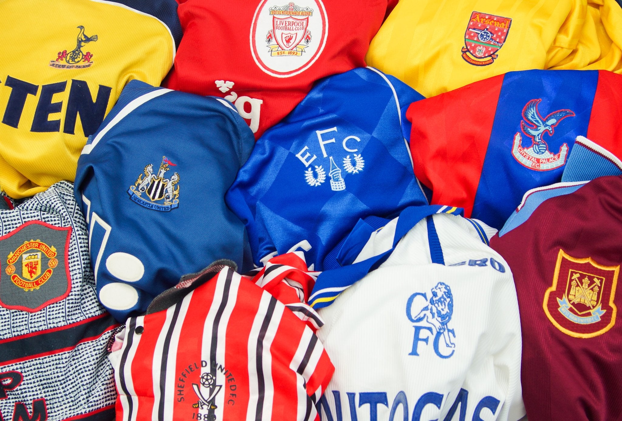 Football Finery Authentic Vintage Classic Football Shirts