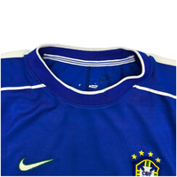 1998/00 Brazil Away Football Shirt (L) Nike #9 Ronaldo - Football Finery - FF203977