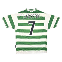 1999/01 Celtic Home Football Shirt (L) Umbro #7 Larsson