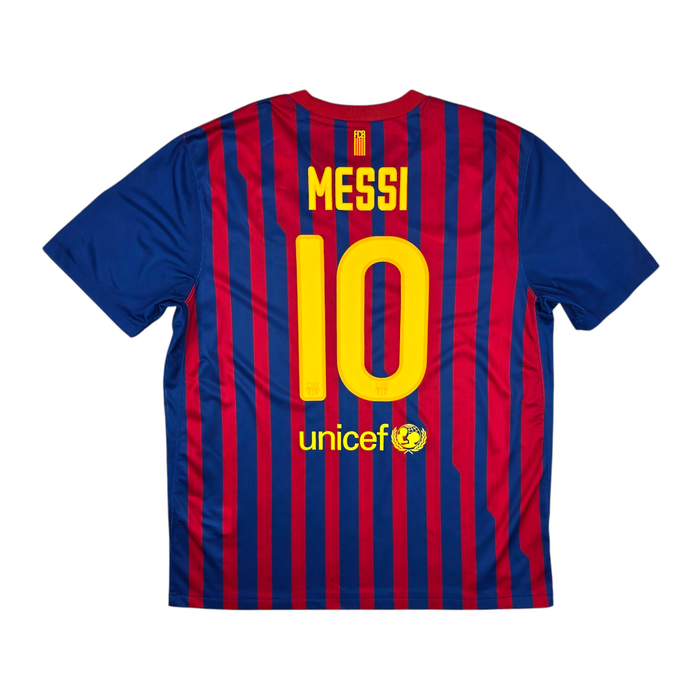 2011/12 Barcelona Home Football Shirt (XL) Nike #10 Messi